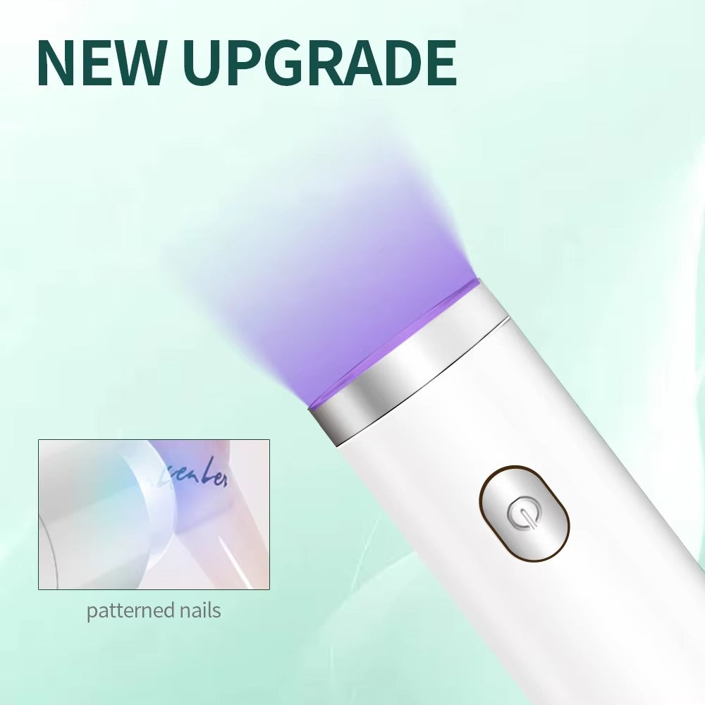 Portable UV Nail Lamp – Rechargeable Gel Polish Curing Light | Magnetic Design