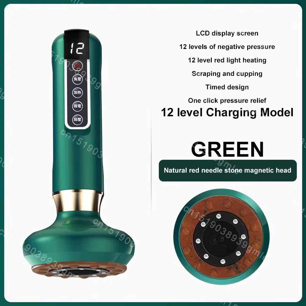 Electric Cupping Massager – Heating Vacuum Therapy & Fat Burner | Body Relaxation