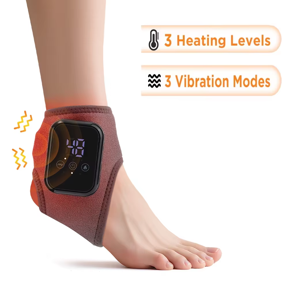 Electric Hand & Foot Massager – Heated Vibration Therapy Wrap for Pain Relief