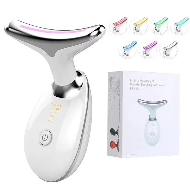 7-Color LED Facial Massager – Skin Tightening & Anti-Wrinkle Lift Device