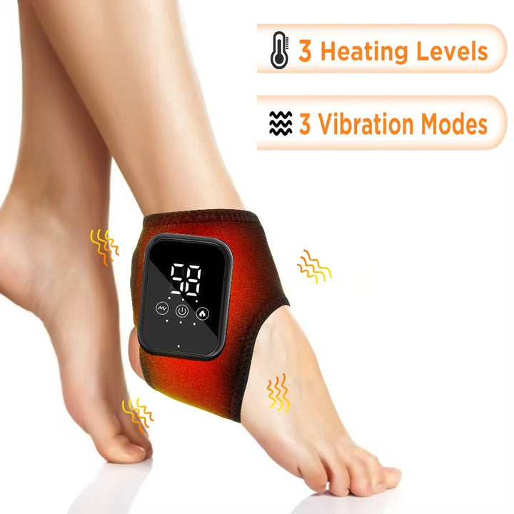 Electric Hand & Foot Massager – Heated Vibration Therapy Wrap for Pain Relief