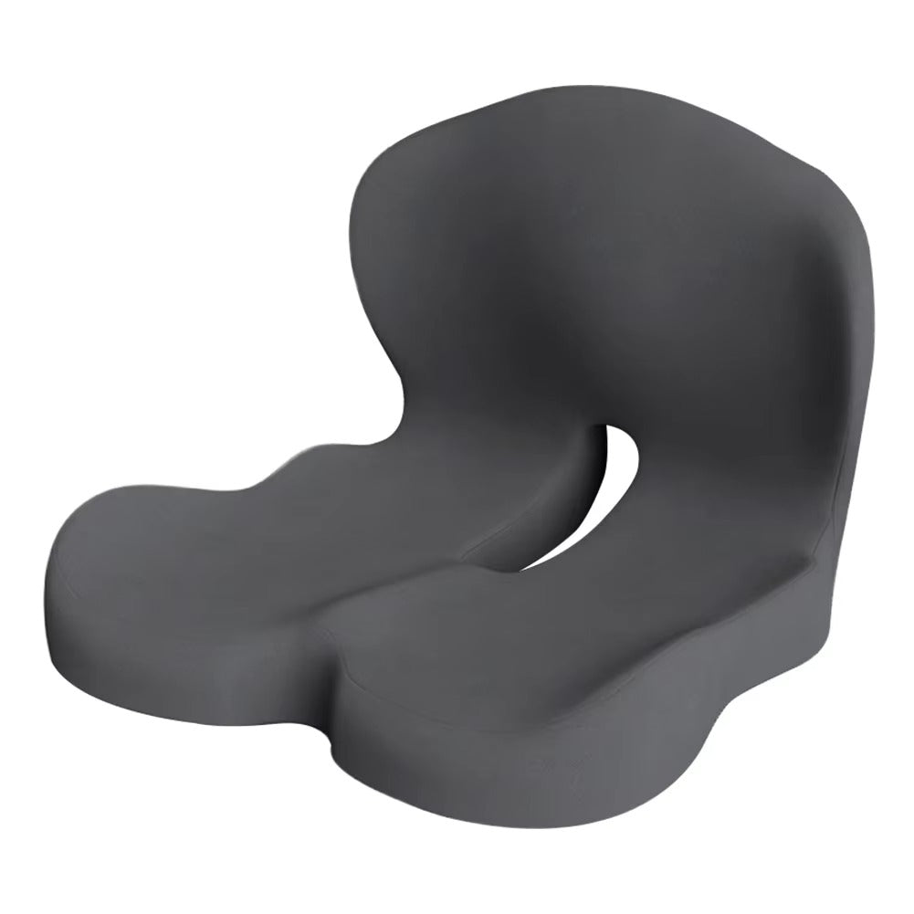 Memory Foam Seat Cushion with Back Support | Ergonomic L-Shaped Chair Comfort