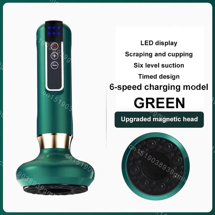 Electric Cupping Massager – Heating Vacuum Therapy & Fat Burner | Body Relaxation