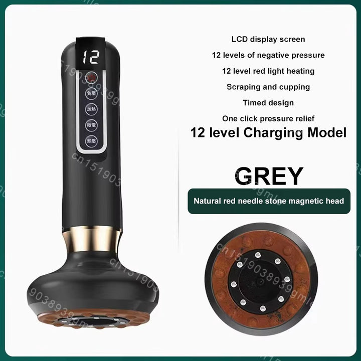 Electric Cupping Massager – Heating Vacuum Therapy & Fat Burner | Body Relaxation