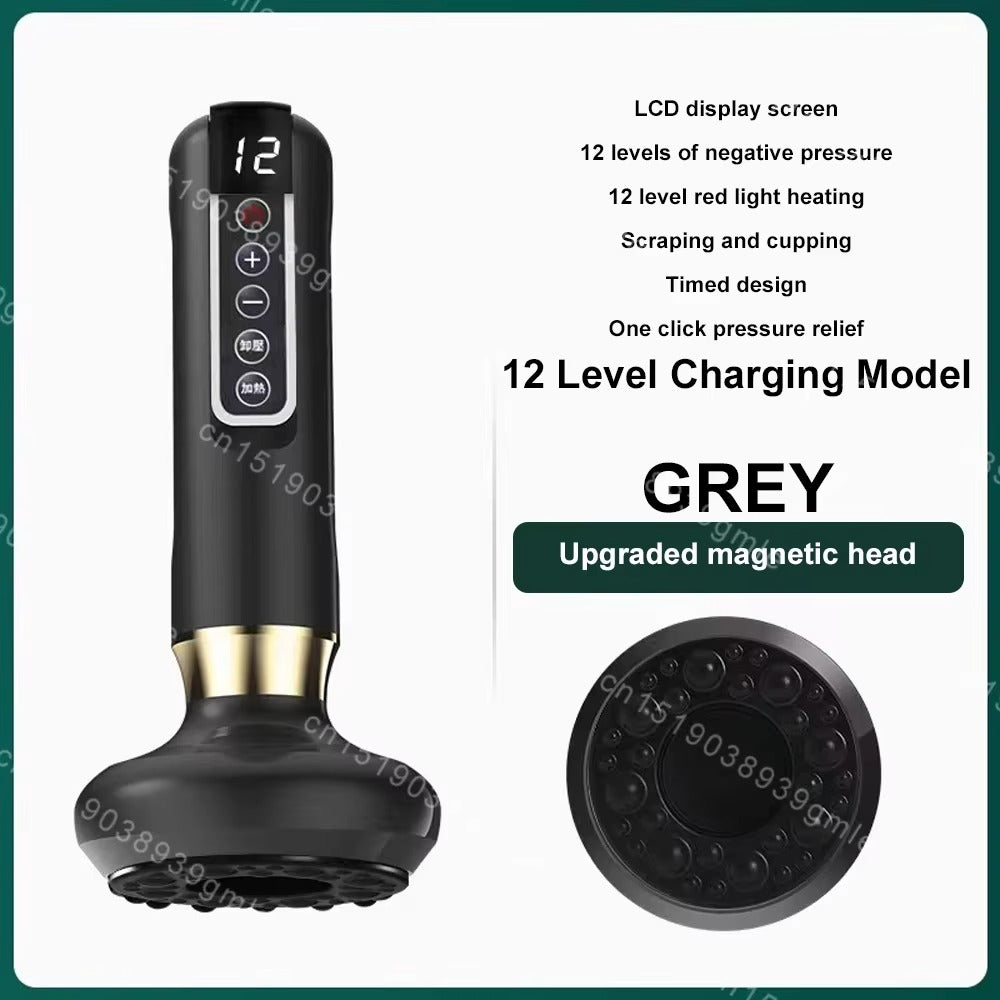 Electric Cupping Massager – Heating Vacuum Therapy & Fat Burner | Body Relaxation