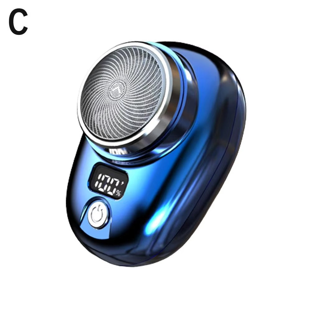 Mini Electric Travel Shaver – Portable Rechargeable Beard Razor for Men