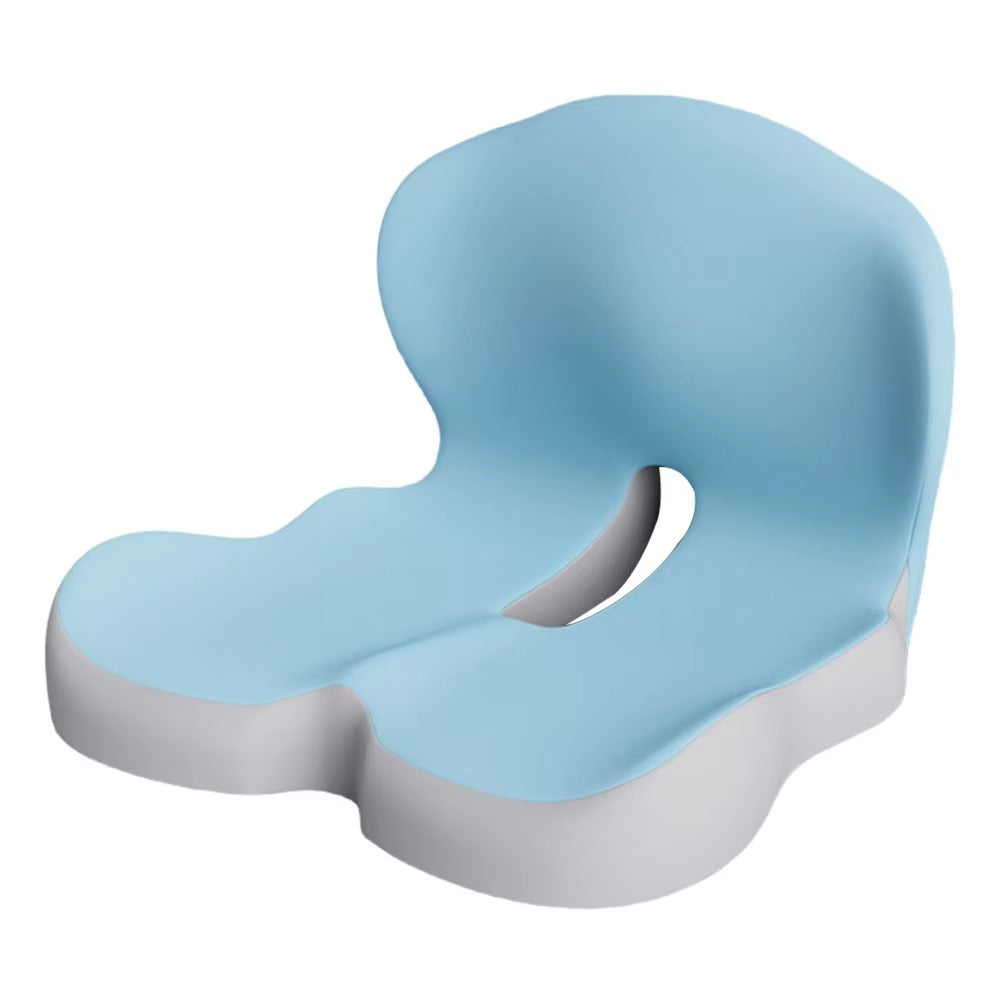 Memory Foam Seat Cushion with Back Support | Ergonomic L-Shaped Chair Comfort