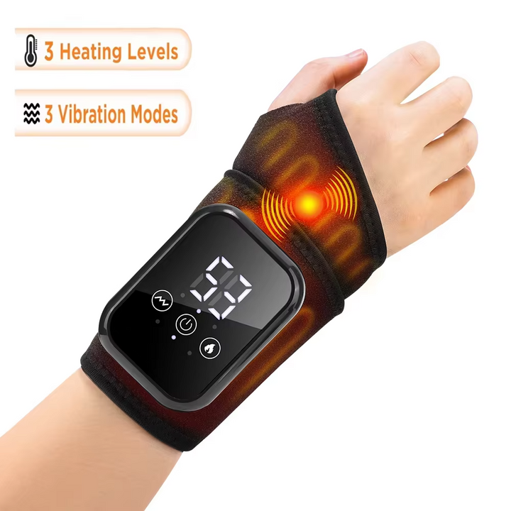 Electric Hand & Foot Massager – Heated Vibration Therapy Wrap for Pain Relief