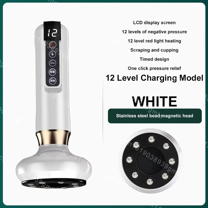 Electric Cupping Massager – Heating Vacuum Therapy & Fat Burner | Body Relaxation