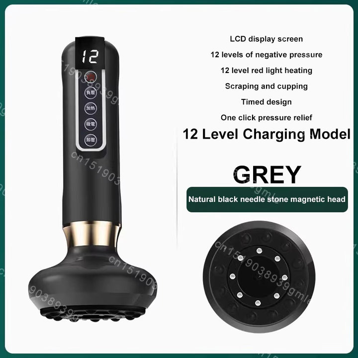 Electric Cupping Massager – Heating Vacuum Therapy & Fat Burner | Body Relaxation