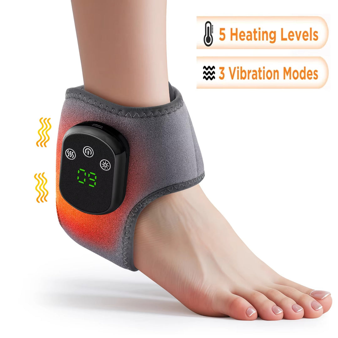 Electric Hand & Foot Massager – Heated Vibration Therapy Wrap for Pain Relief