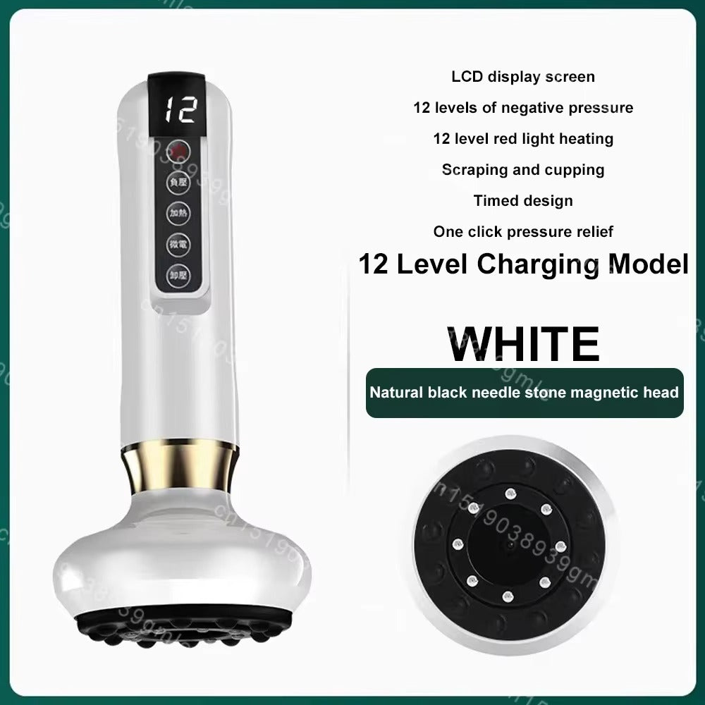 Electric Cupping Massager – Heating Vacuum Therapy & Fat Burner | Body Relaxation