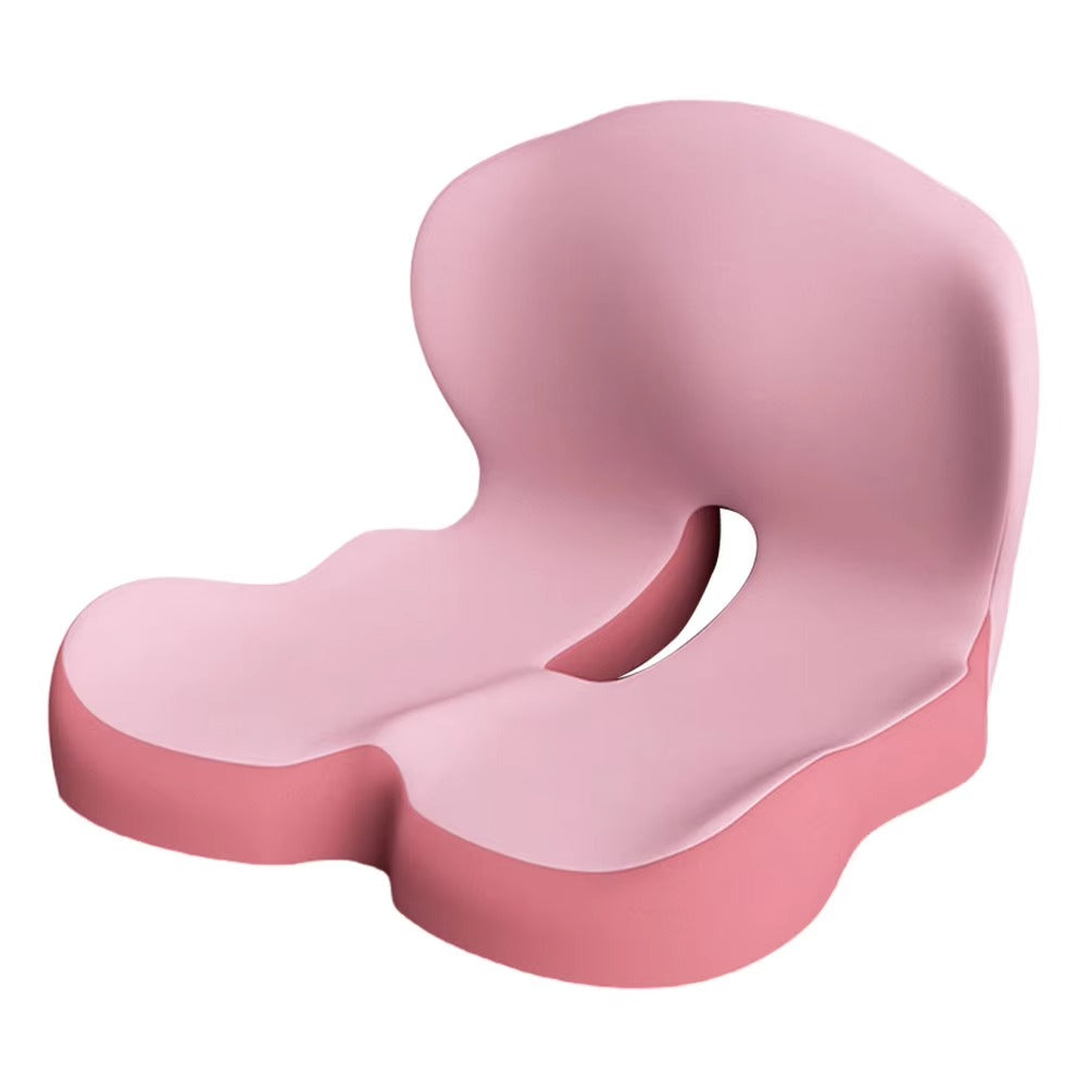 Memory Foam Seat Cushion with Back Support | Ergonomic L-Shaped Chair Comfort